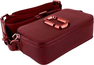 Sac à main bandoulière Marc Jacobs The Snapshot Wine — vue 5