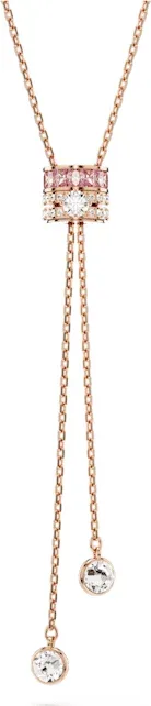 Collier Swarovski en Y Connexus - Or rose et cristaux