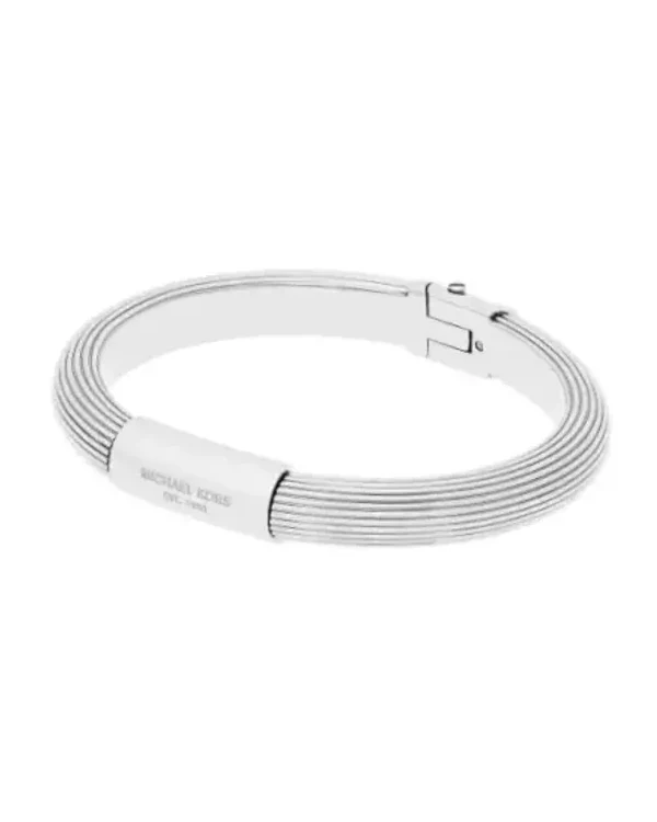 Bracelet Michael Kors acier inoxydable argent femme