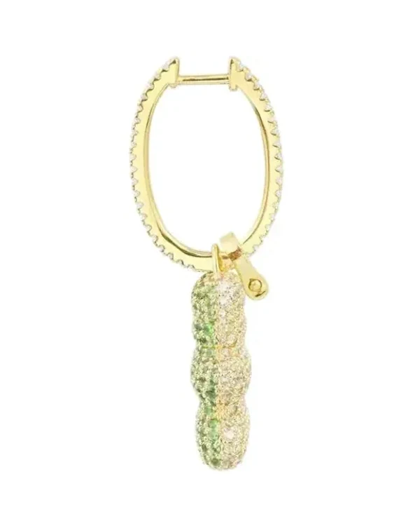 Boucle d'oreille APM Monaco Yummy Bear Clip plaqué or 18k femme
