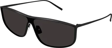 Lunettes de soleil Saint Laurent SL605 LUNA rectangle métal noir