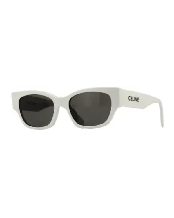 Lunettes de soleil Celine CL40197U œil de chat acétate crème