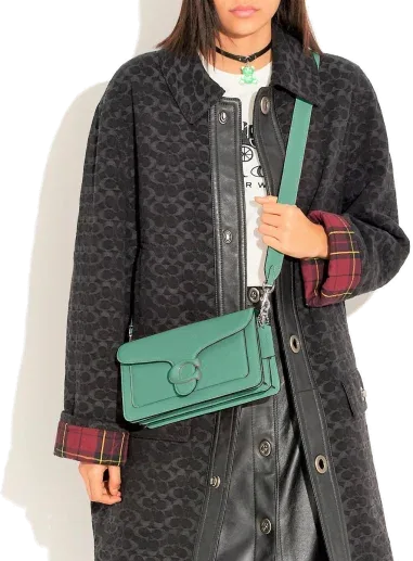 Sac Besace Coach Tabby en Cuir Grainé — vue 9