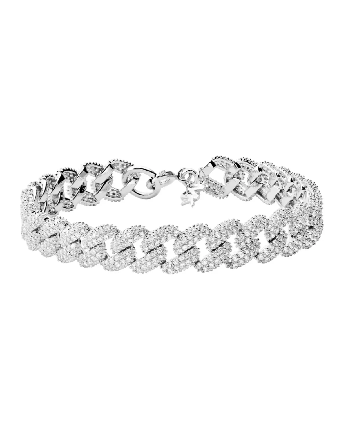 Bracelet Michael Kors maillons gourmette argent 925 zirconium femme