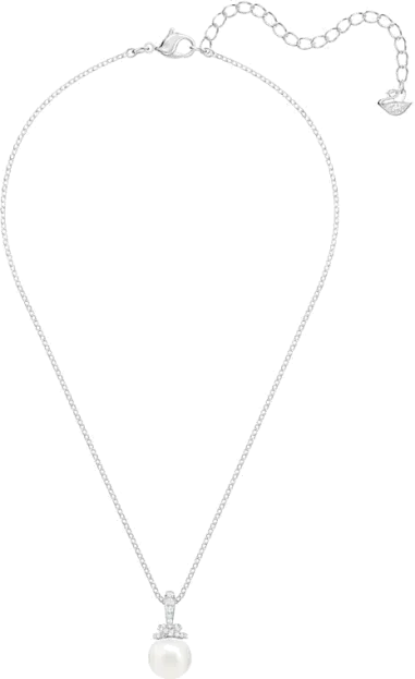 Collier Originally Perle Blanche - Swarovski — vue 2