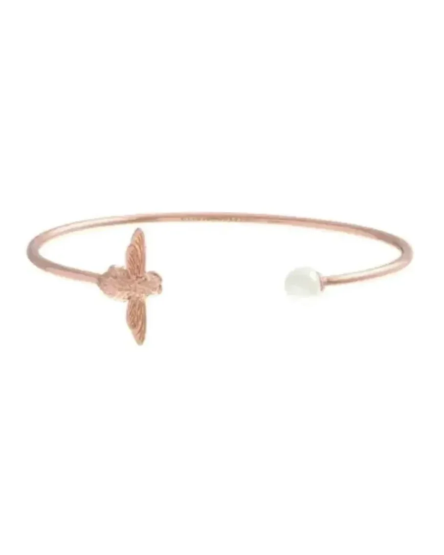 Bracelet Olivia Burton Abeille 3D OBJ16AMB37 Acier or rose Acier inoxydable Femme