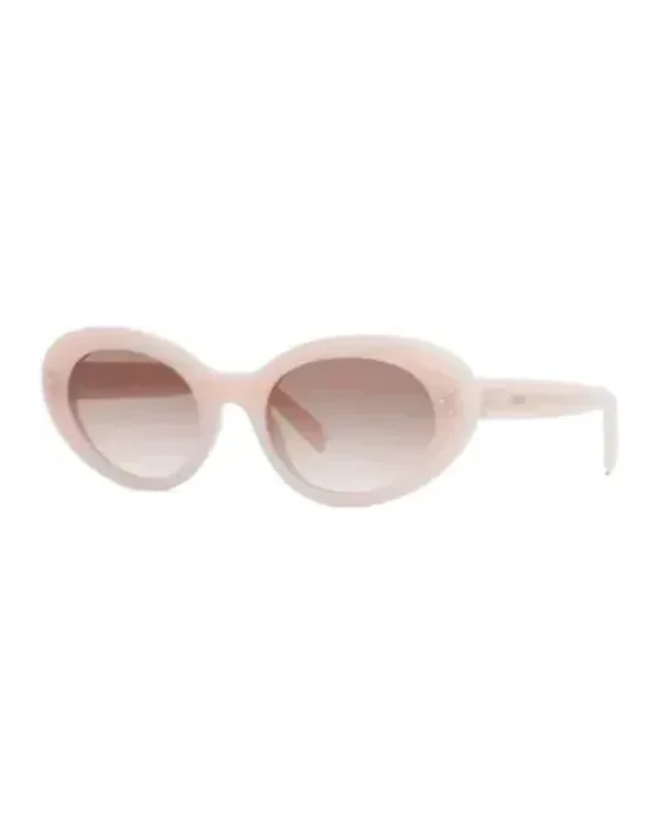 Lunettes de soleil Celine CL40193I oeil de chat acétate crème