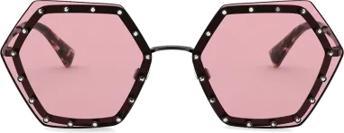 Lunettes de soleil Valentino Garavani VA2035 Ruthenium — vue 4