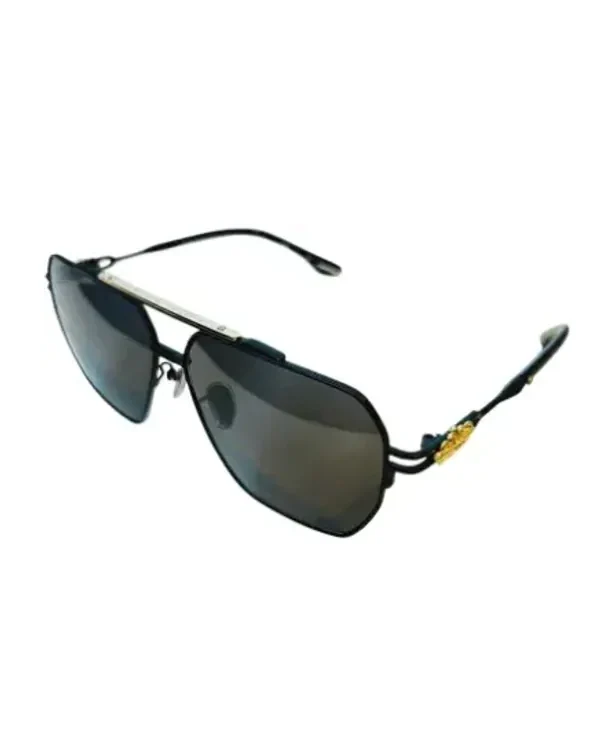 Lunettes de soleil Chrome Hearts Ripping aviateur métal noir
