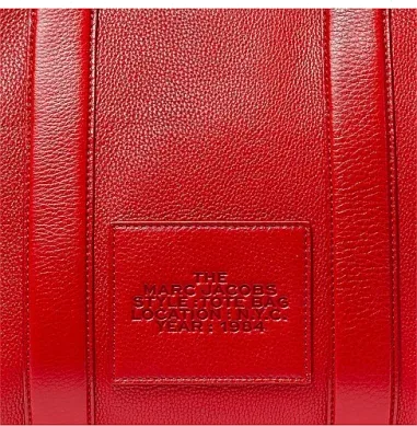 The Mini Tote Bag Marc Jacobs en cuir grainé — vue 6
