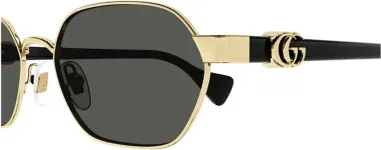 Lunettes de soleil Gucci Logo GG1593S en métal — vue 3