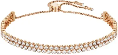 Bracelet Cupchain Swarovski Or Rose — vue 1