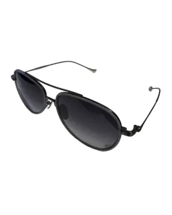 Lunettes de soleil Chrome Hearts CH8118 pilote métal noir