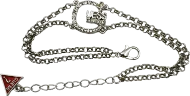 Bracelet Guess ajustable lettre G cristallisée — vue 2