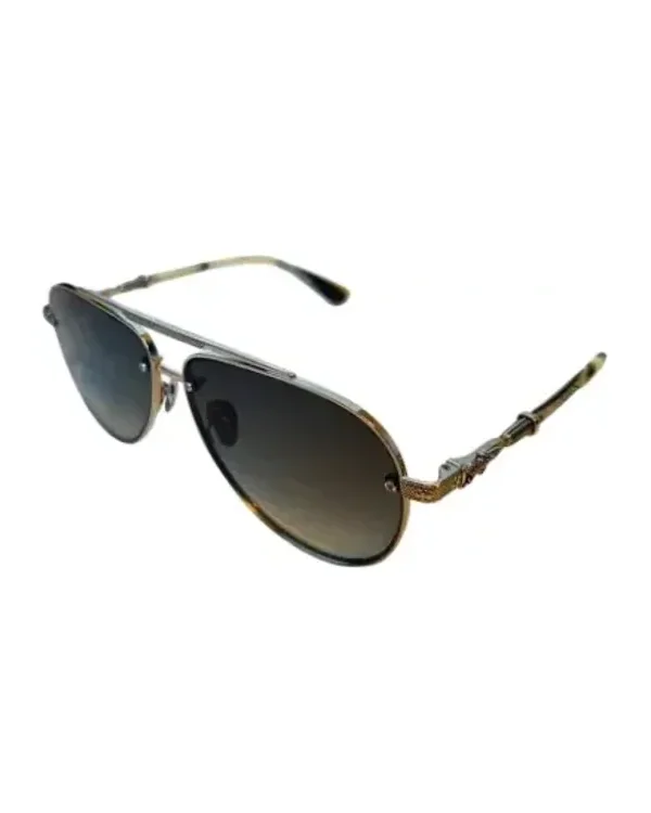 Lunettes de soleil Chrome Hearts Billie II BILLIE2-GM/GP pilote argenté