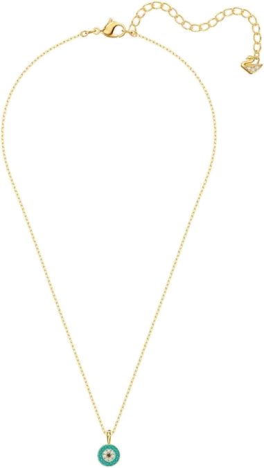 Collier Swarovski Luckily - Œil de Protection Turquoise — vue 3