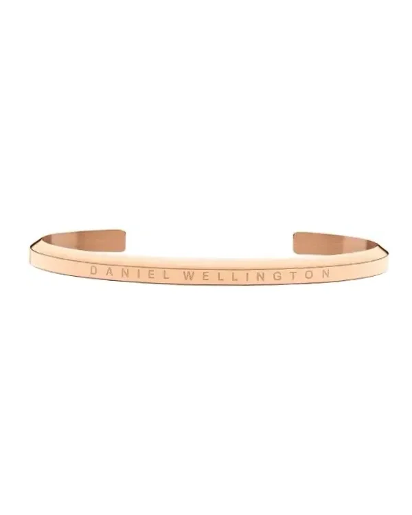 Bracelet Daniel Wellington Classic jonc acier or rose femme