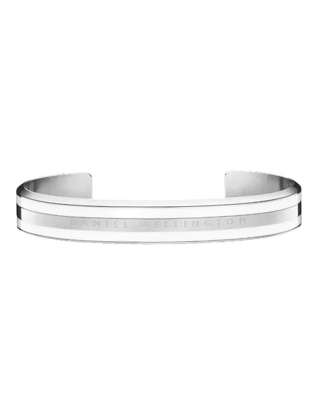 Bracelet Daniel Wellington Emalie acier inoxydable argent femme