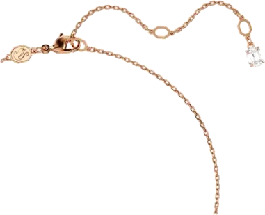Collier Idyllia Cœur Swarovski or rose — vue 3