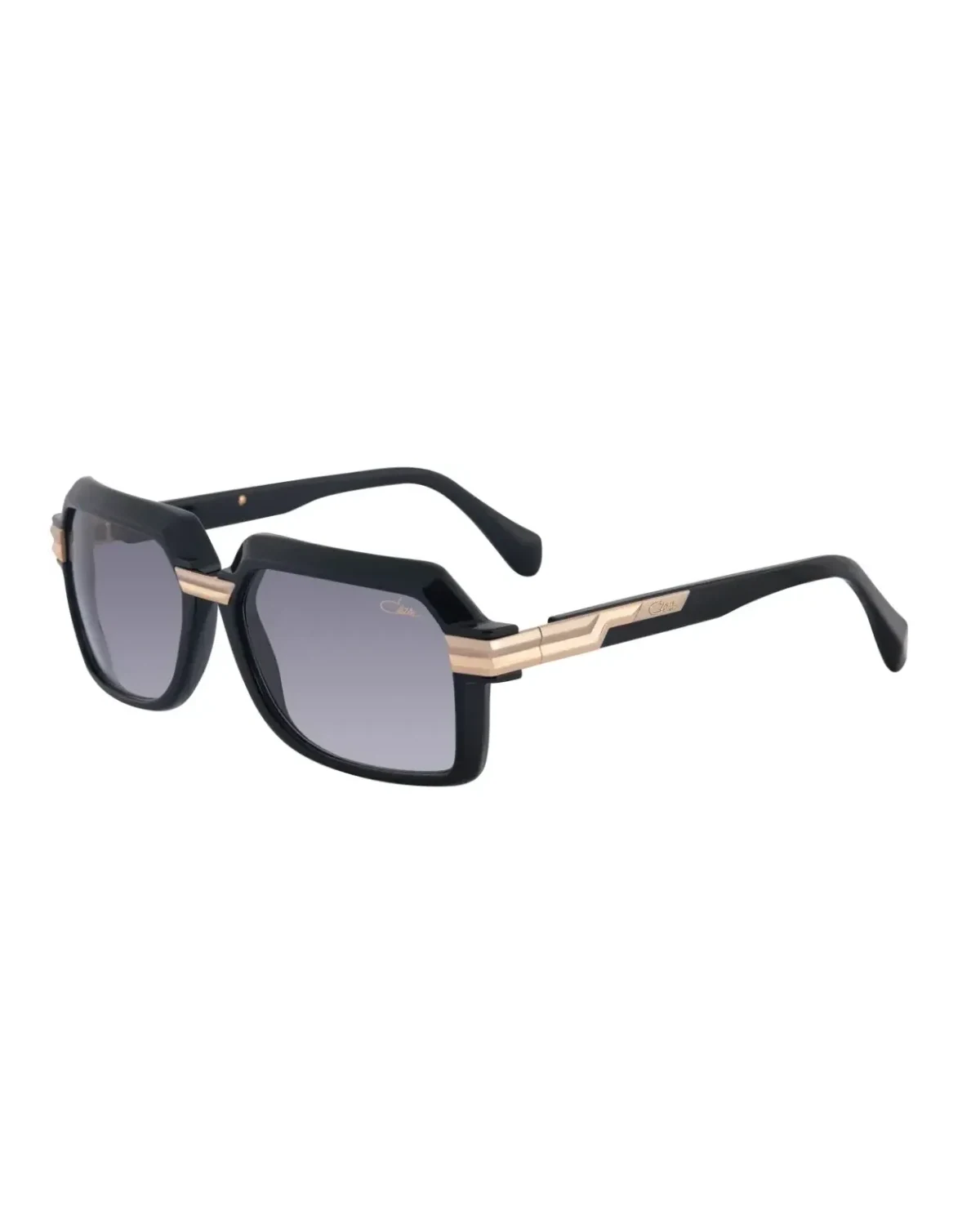 Lunettes de soleil Cazal 8043 rectangle noir acétate verres gris