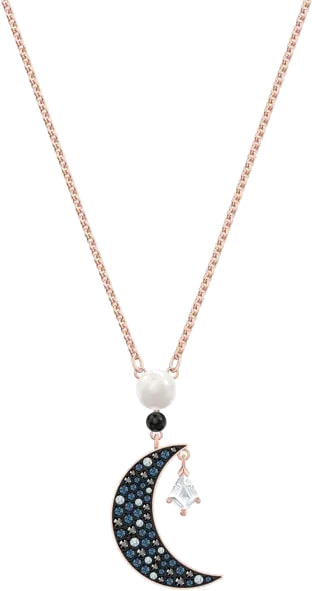 Collier Symbolica Lune Cristaux Swarovski