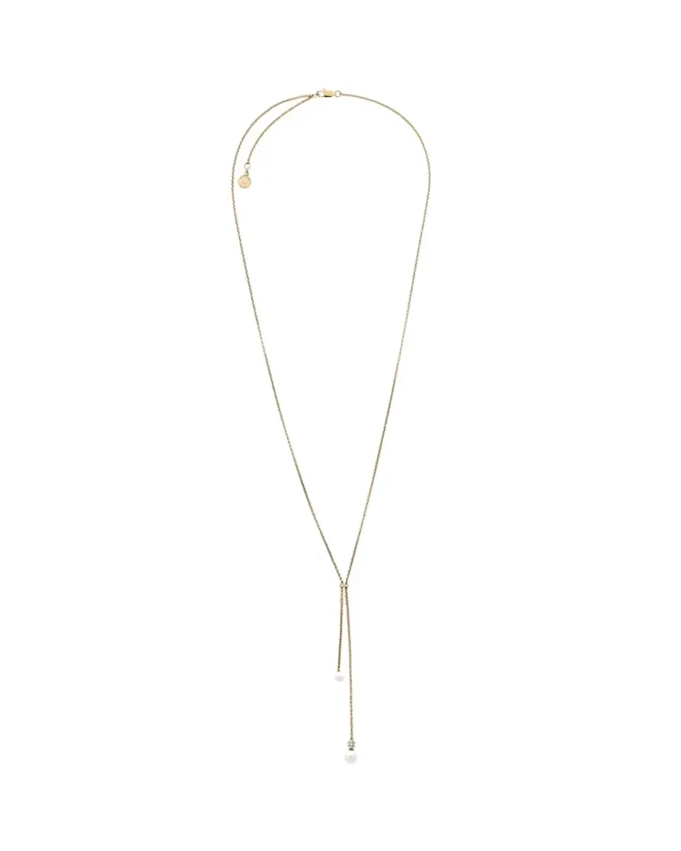 Collier Michael Kors acier inoxydable couleur or femme
