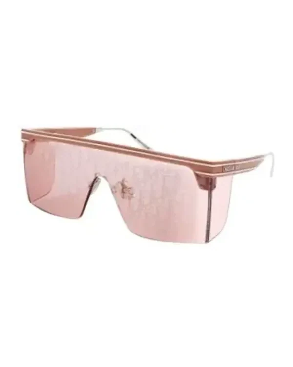Lunettes de soleil Dior DIORCLUB M1U monture masque acétate rose
