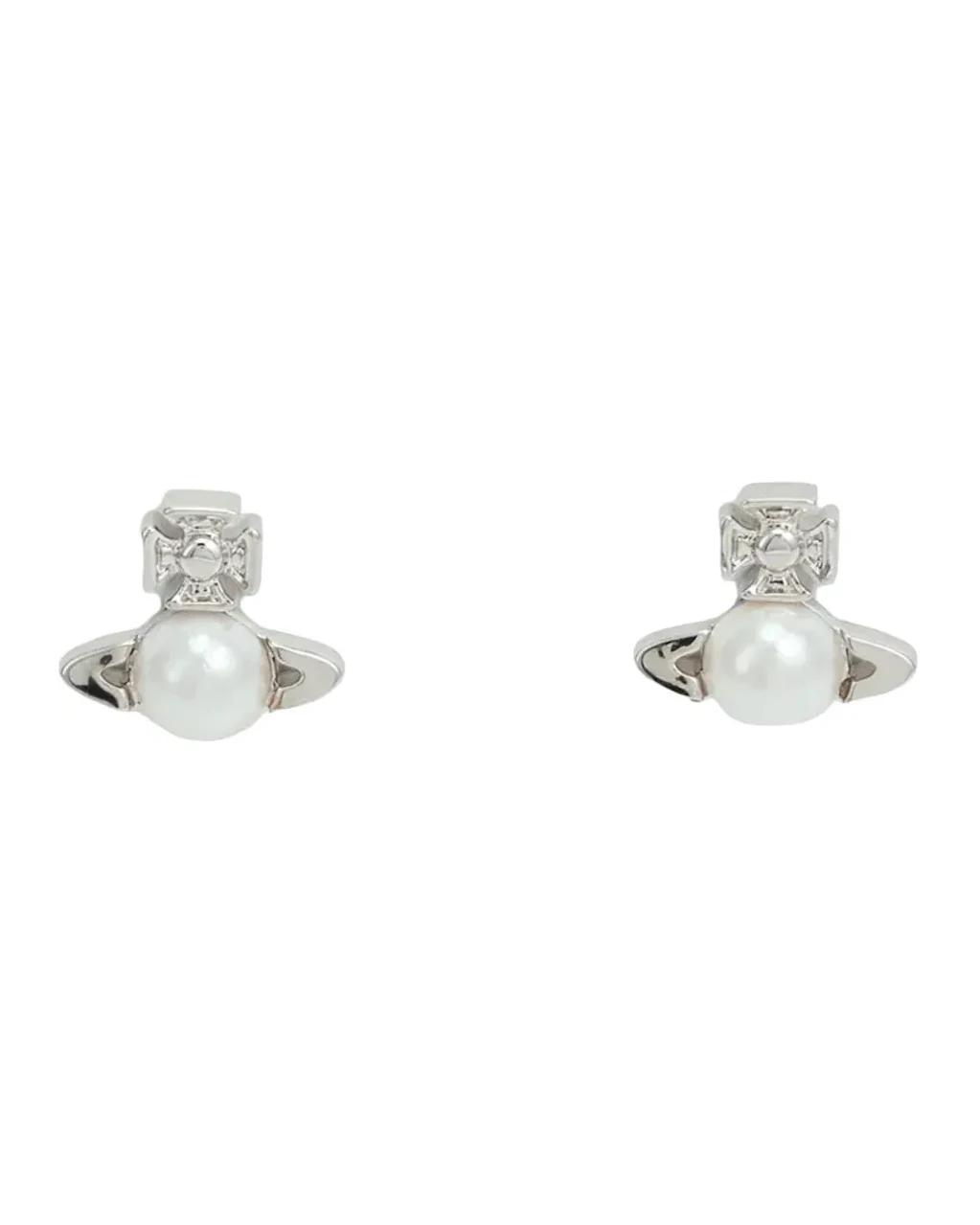 Boucles d'oreilles Vivienne Westwood Balbina métal argent femme