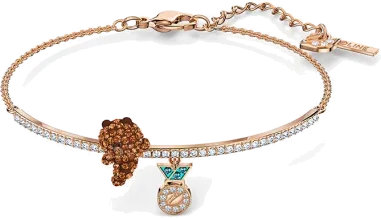 Bracelet Swarovski Line Friends Plaqué Or Rose