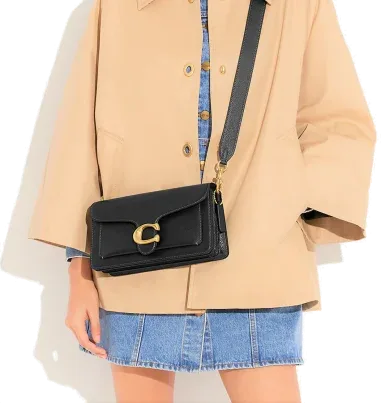 Sac Besace Coach Tabby en Cuir Grainé — vue 28