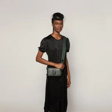 Sac à main bandoulière Marc Jacobs The Snapshot Vert Olive — vue 7