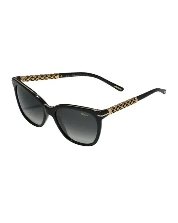 Lunettes de soleil Chopard SCH207S femme carré noir verres gris dégradé