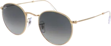 Lunettes de soleil Ray-Ban Round Metal dorées