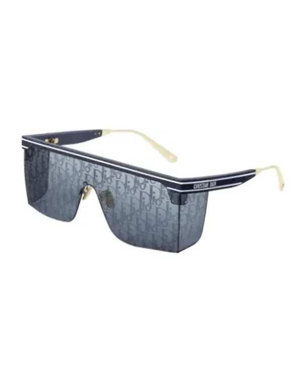 Lunettes de soleil Dior DIORCLUB M1U masque acétate bleu