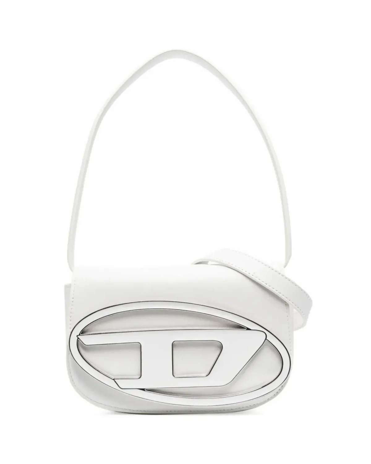 Sac à main Diesel 1DR Medium cuir blanc femme