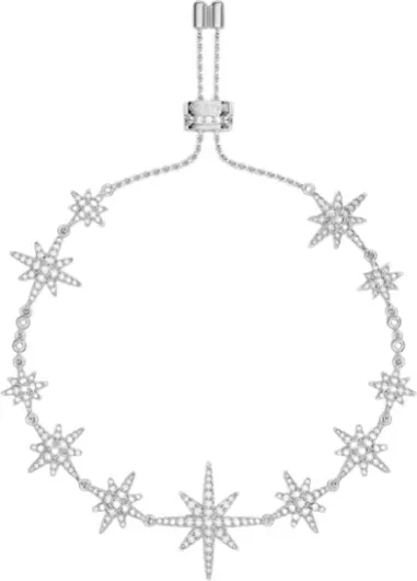 Bracelet APM Monaco Ajustable Multi-Météorites Argent 925 — vue 1