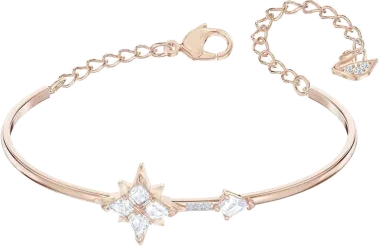 Bracelet Jonc Symbolic Swarovski - Doré or rose — vue 2
