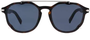 Lunettes de soleil Dior DIORBLACKSUIT RI rondes double pont — vue 2