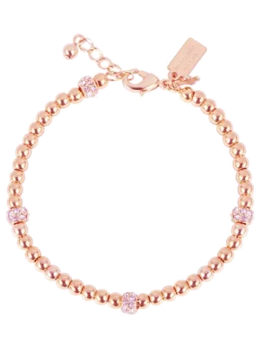 Bracelet Kate Spade New York acier inoxydable or rose femme