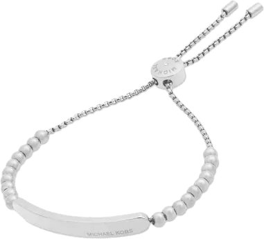 Bracelet Heritage Michael Kors en acier argenté