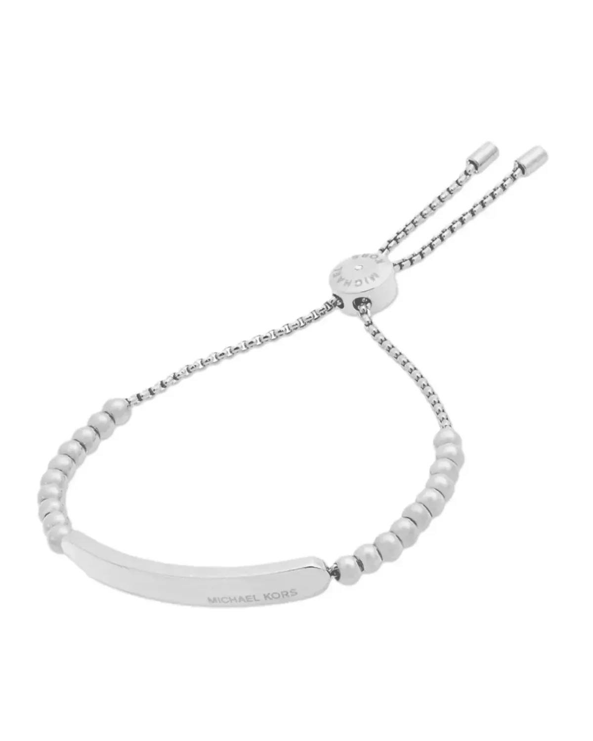 Bracelet Michael Kors Heritage acier inoxydable argenté femme
