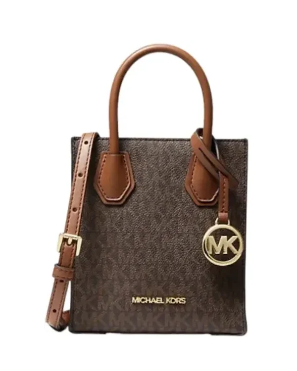 Sac à main Michael Kors Mercer cuir grainé marron