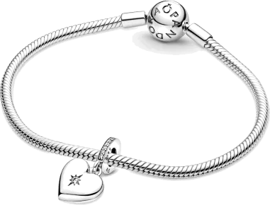 Charm Pendant Médaillon Cœur Ouvrable Pandora — vue 5