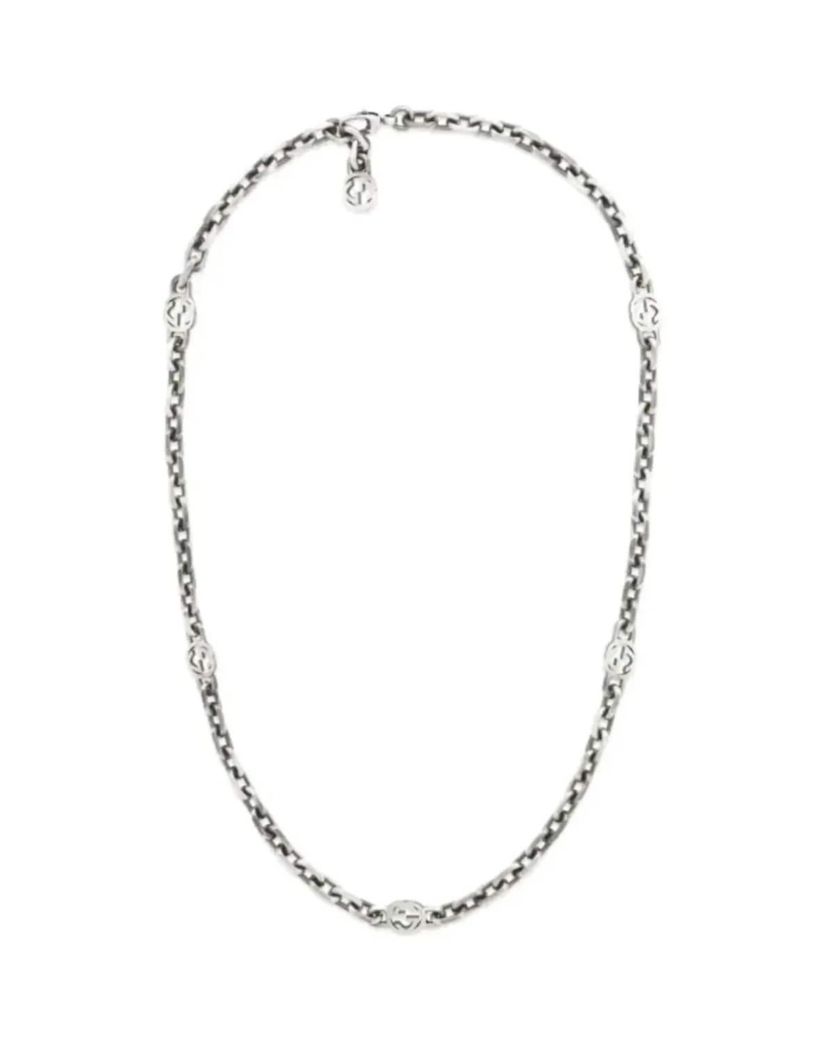 Collier Gucci chaîne pendentif GG argent 925