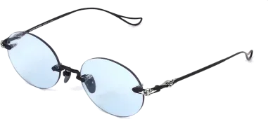Chrome Hearts Sinnergasm B - Lunettes de soleil monture ovale métal — vue 10