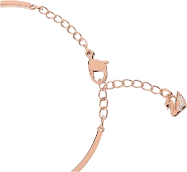 Bracelet-jonc Symbolic Swarovski, métal plaqué or rose — vue 2