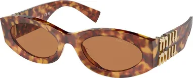 Lunettes de soleil ovales Miu Miu MU 11WS — vue 6