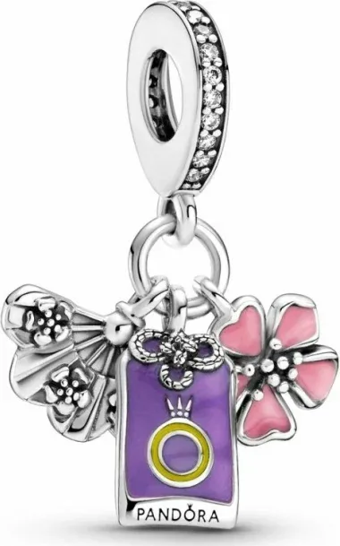 Charm Pandora Places Sakura Omamori & Éventail
