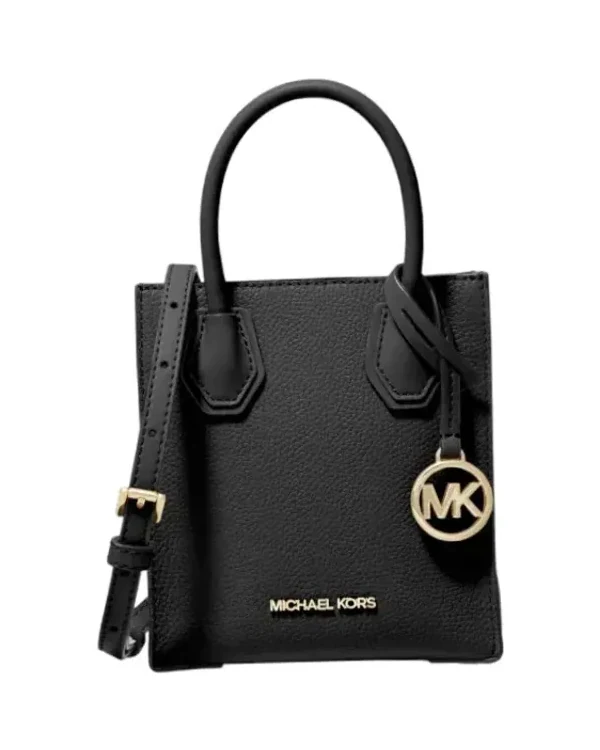 Sac Michael Kors Mercer cuir grainé Safiano noir bandoulière
