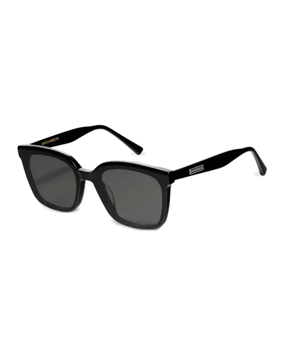 Lunettes de soleil Gentle Monster PLOT01 carrée monture noire